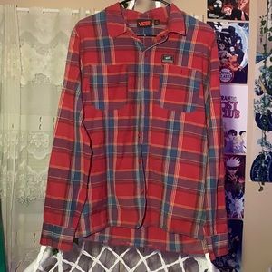 Vans Small Red & Blue Flannel